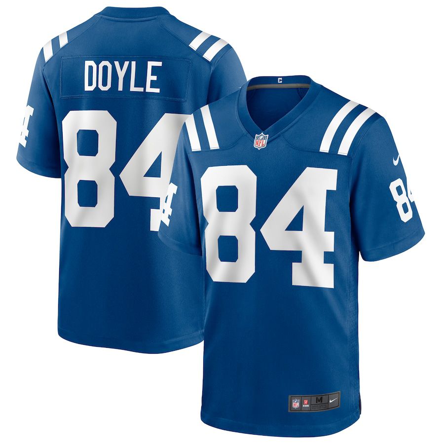 Men Indianapolis Colts #84 Jack Doyle Nike Royal Game NFL Jersey